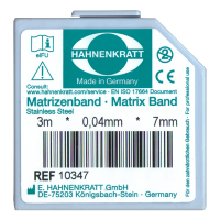 Matricas metālā. rul. 0,04mm x 7mm x 3m