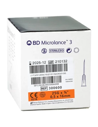 BD Adatas 25G (0,5x16mm) 100/oranža