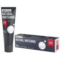 SPLAT WHITE PLUS, NATURAL WHITINING,  EU(19) toothpaste, 125g
