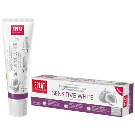 SPLAT SENSITIVE WHITE, EU(19) toothpaste, 125g