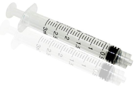 Šļirces 3ml. (bez adatas) LuerLock