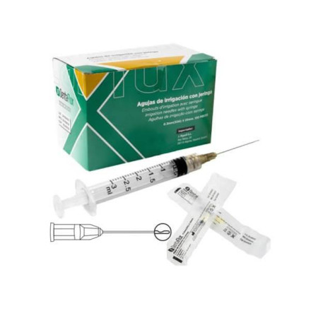 DentaFlux Šļirce ar adatu kanālu skalošanai 3ml