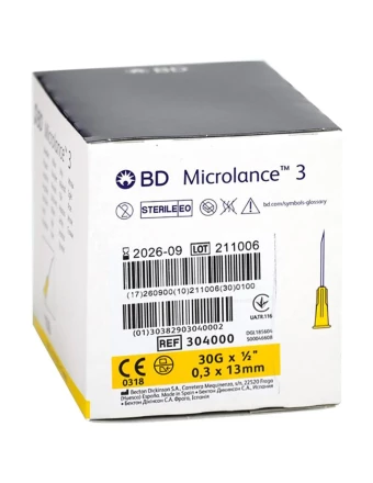 BD Adatas 30G (0,3x13/100/dzeltenā)