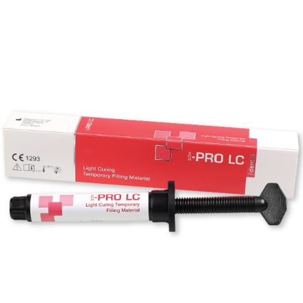i-PRO LC gaismā cietējoša pagaidu plombe