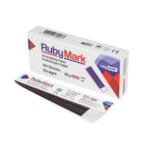 BECHT Artikulācijas papīrs 80μ (taisnais, blue/red)