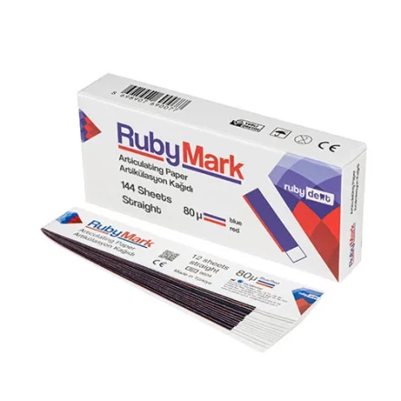 BMS Artikulacijas papīrs 80μ (taisnais, blue/red)
